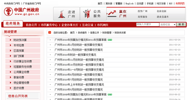 廣州市網(wǎng)曬“賬本”具示范效應(yīng) 推開(kāi)公共預(yù)算之門(mén)