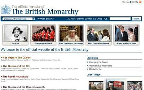 英國女王官網(wǎng)改版接軌社會