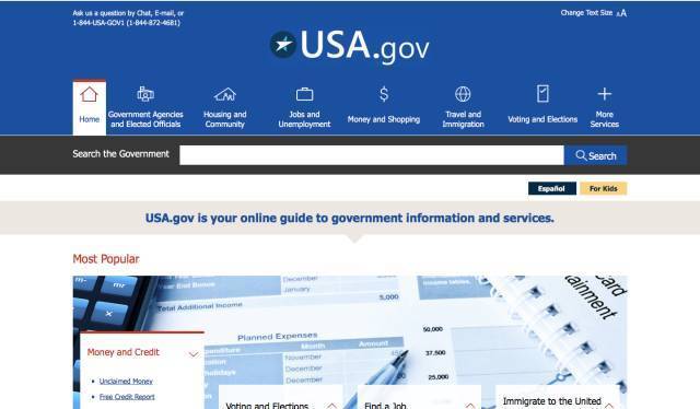 美國政府官網