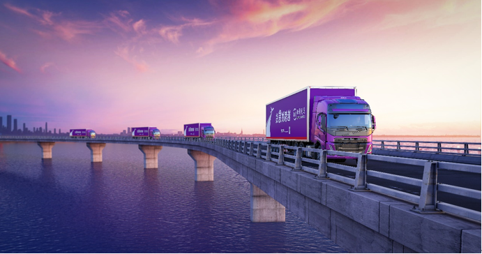 附近跨越物流營業(yè)點(diǎn)業(yè)務(wù)量劇增，但時(shí)效和服務(wù)不減